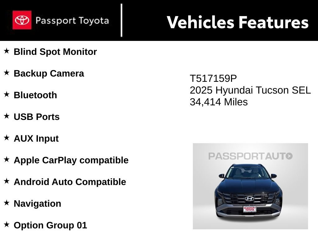 Used 2025 Hyundai Tucson SEL AWD/4WD image 10