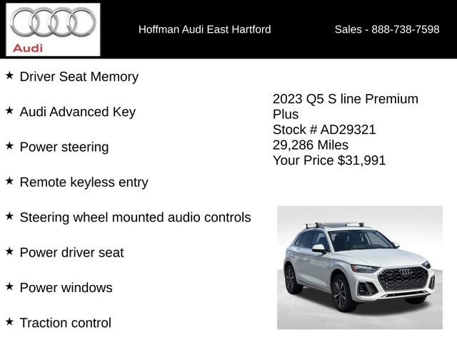 Certified 2023 Audi Q5 2.0T Premium Plus w/ Premium Plus Package AWD/4WD image 30