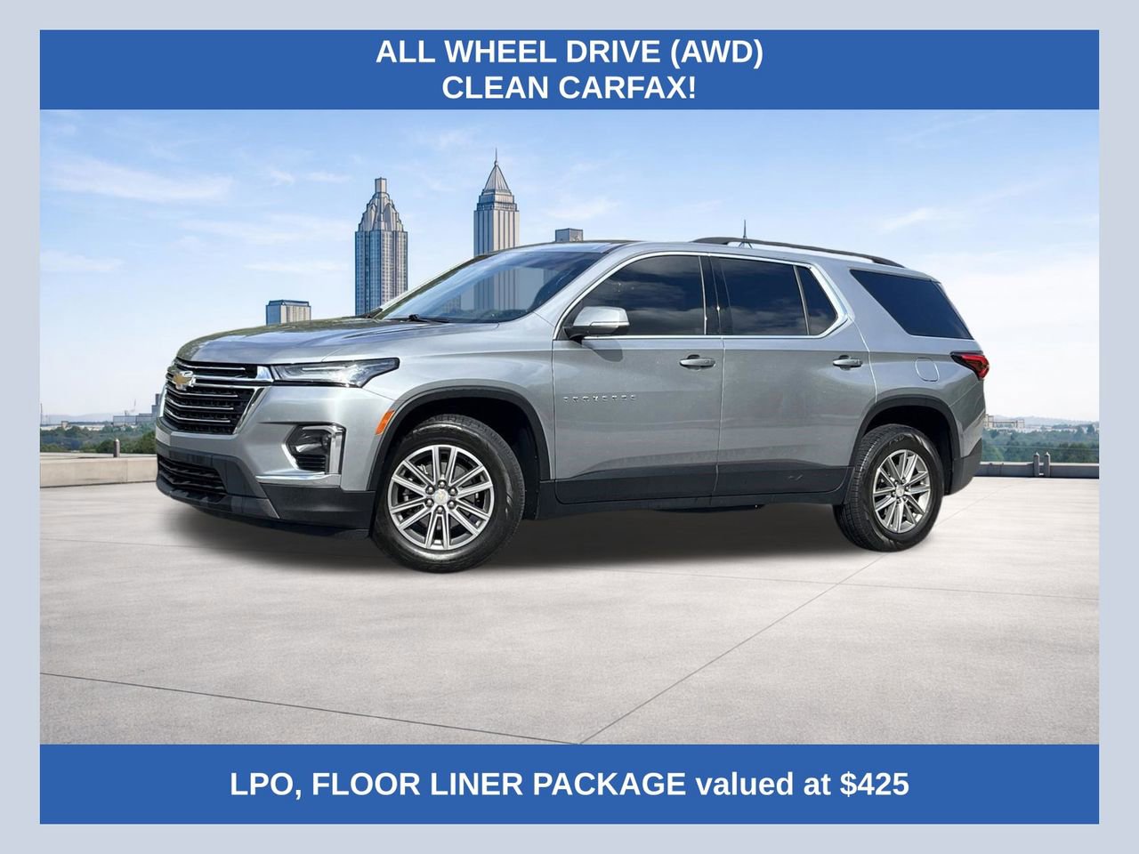 Used 2023 Chevrolet Traverse LT w/ LPO, Floor Liner Package