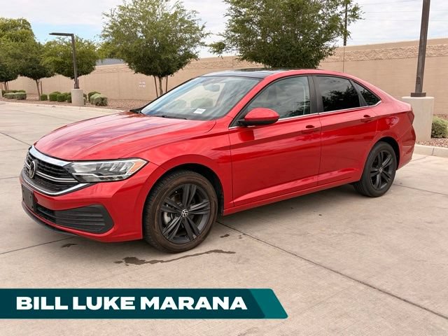 Used 2022 Volkswagen Jetta SE w/ Panoramic Sunroof Package FWD image 1