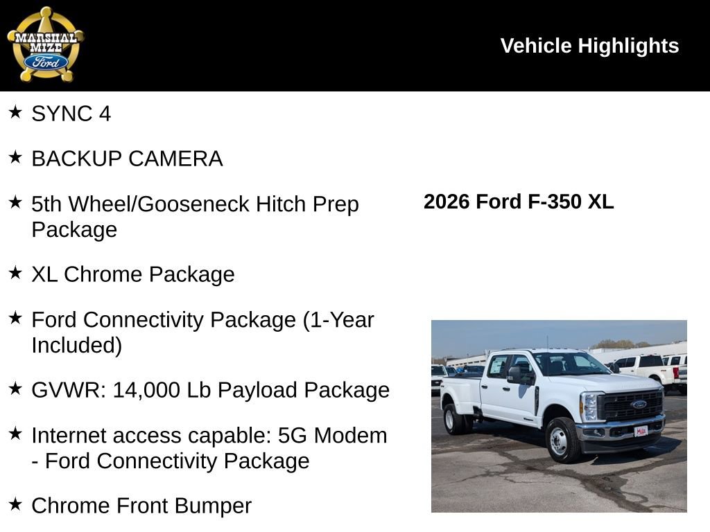 New 2026 Ford F350 XL image 2