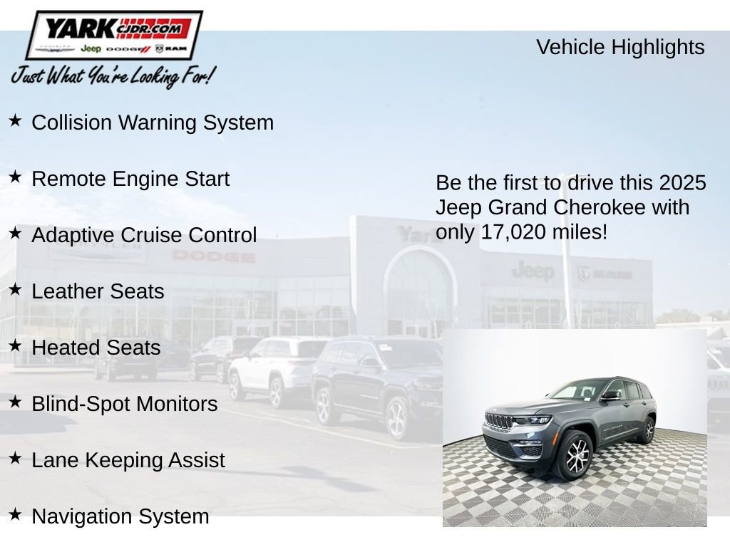 Certified 2025 Jeep Grand Cherokee Limited image 12