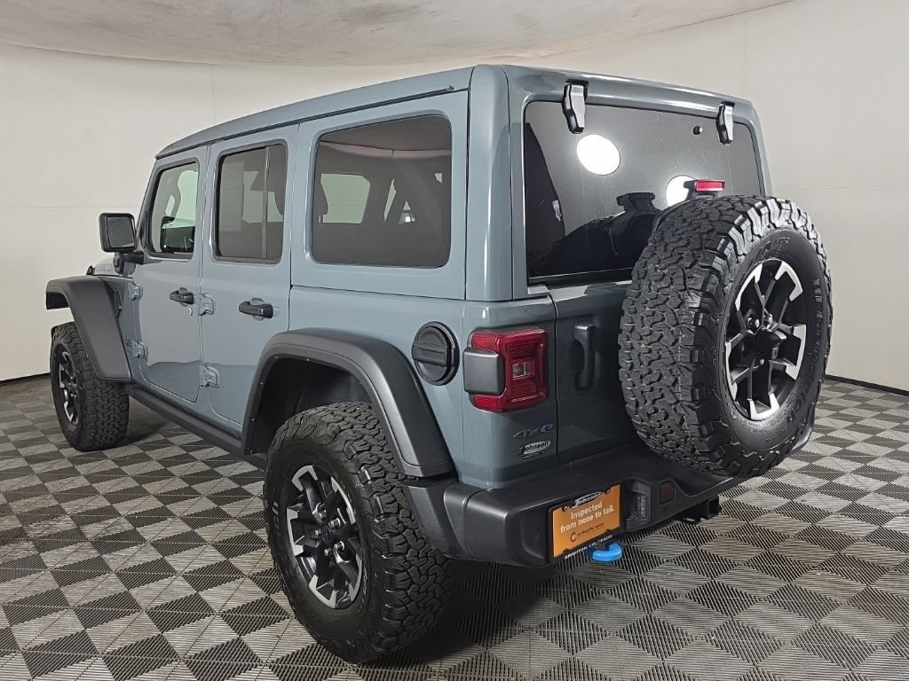 Certified 2025 Jeep Wrangler Unlimited Rubicon 4xe w/ Safety Group AWD/4WD image 8