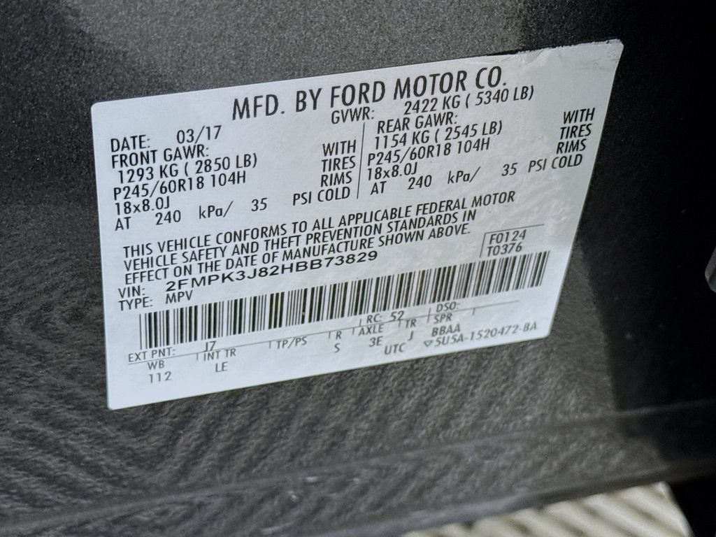Used 2017 Ford Edge SEL w/ Equipment Group 201A FWD image 32