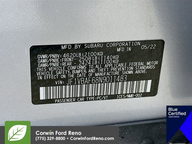 Used 2022 Subaru WRX Premium image 34