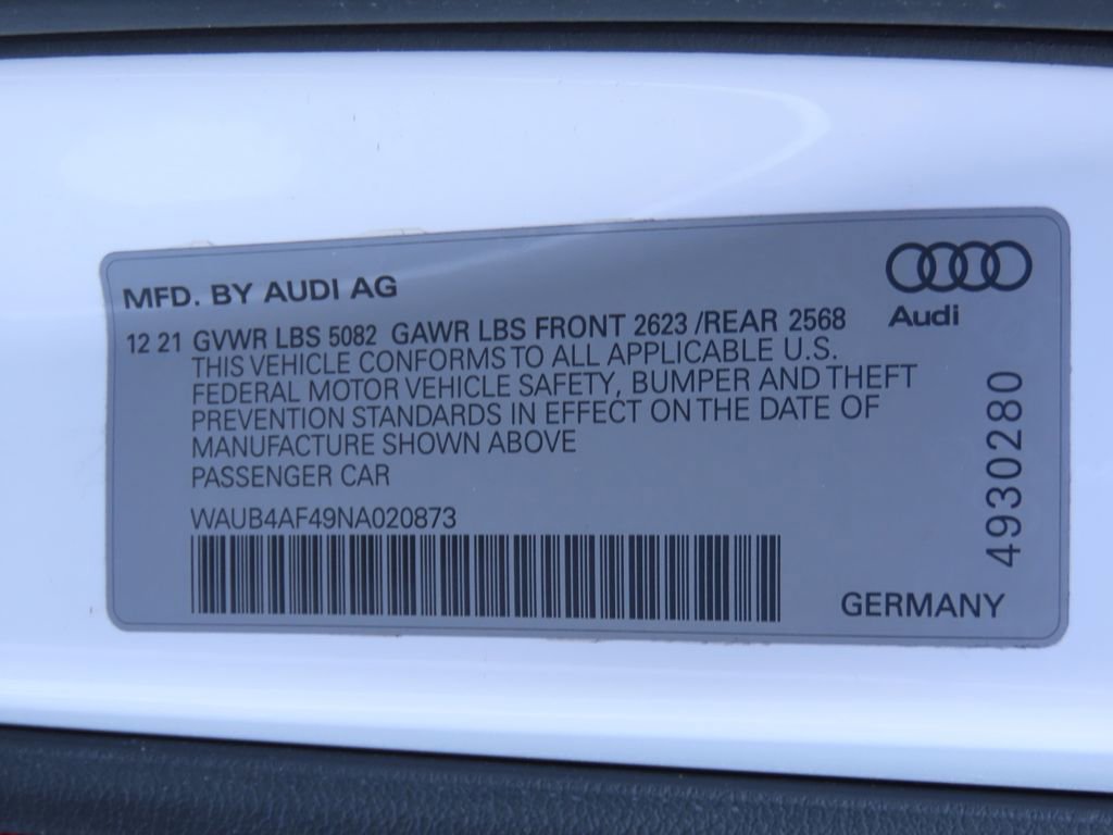 Used 2022 Audi S4 Premium Plus AWD/4WD image 21