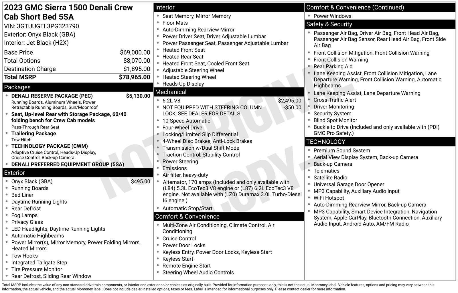 Used 2023 GMC Sierra 1500 Denali w/ Denali Reserve Package AWD/4WD image 21