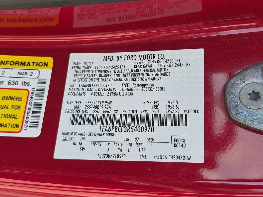 Used 2024 Ford Mustang GT Premium RWD image 32