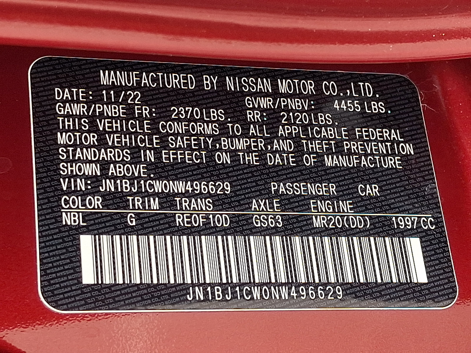Used 2022 Nissan Rogue Sport SL AWD/4WD image 28