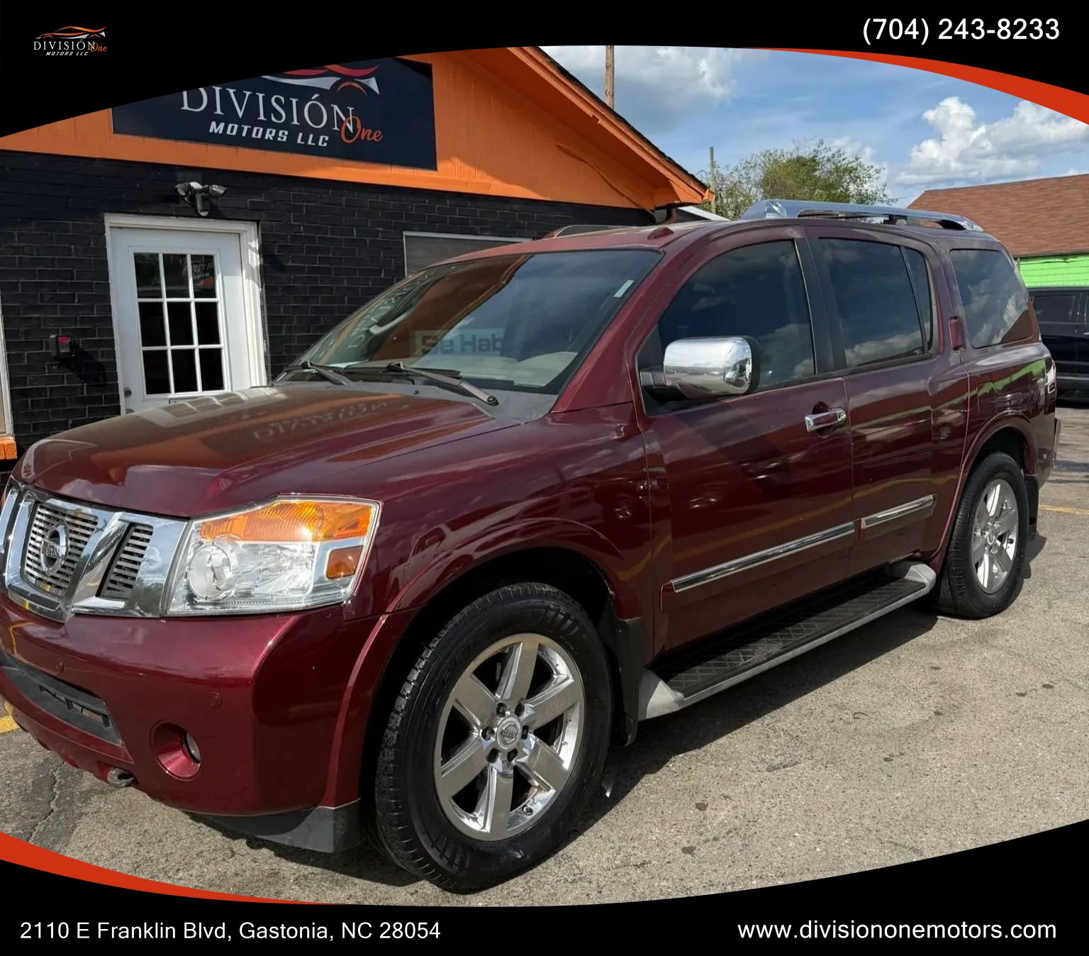 Used 2011 Nissan Armada Platinum w/ 2nd Row Captain Seat Pkg RWD image 1