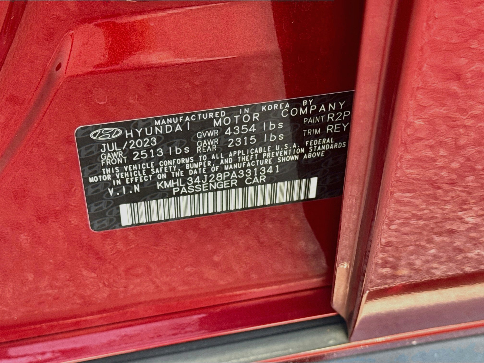 Used 2023 Hyundai Sonata Limited w/ Cargo Package FWD image 35