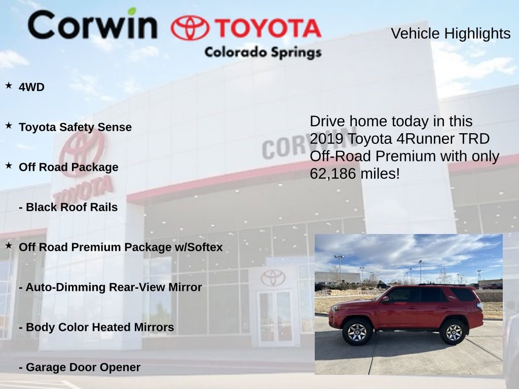 Used 2019 Toyota 4Runner TRD Off-Road Premium image 7