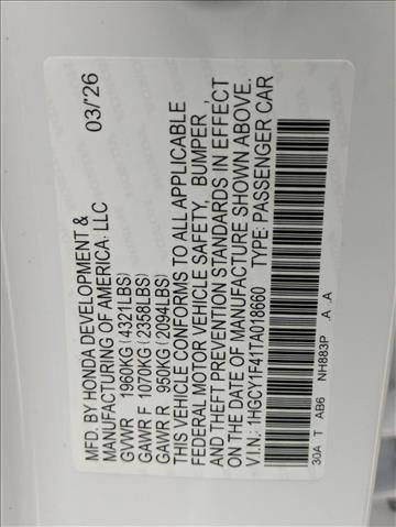 New 2026 Honda Accord SE image 17