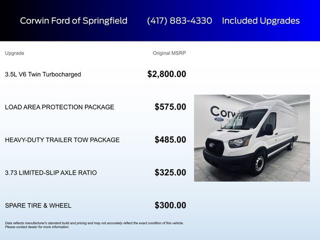 New 2026 Ford Transit 350 148 High Roof Extended w/ Load Area Protection Package image 5