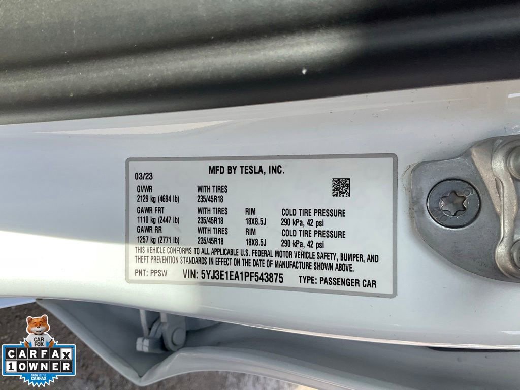 Used 2023 Tesla Model 3 Standard Range image 22