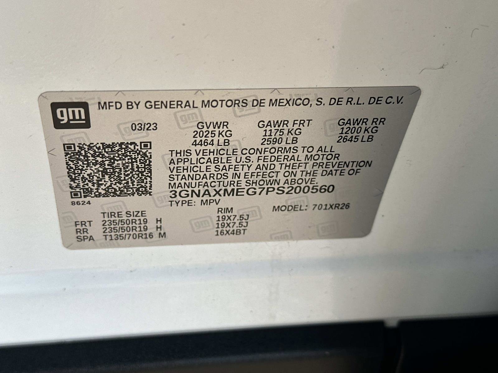 Certified 2023 Chevrolet Equinox RS FWD image 17