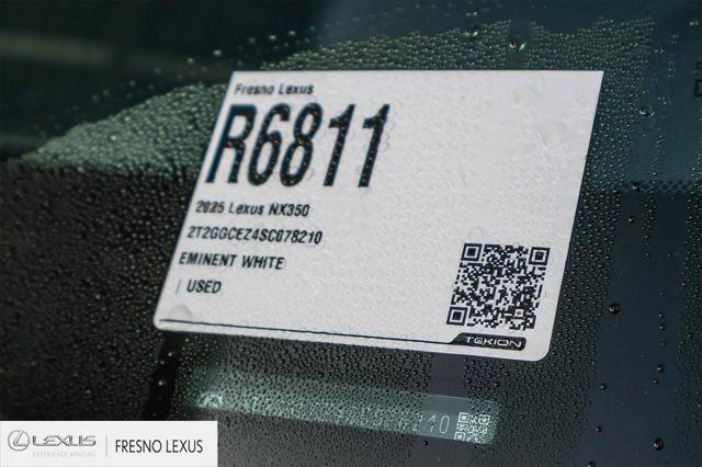 Certified 2025 Lexus NX 350 AWD w/ Premium Package image 26