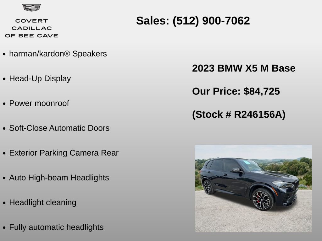 Used 2023 BMW X5 M w/ Competition Package AWD/4WD image 12