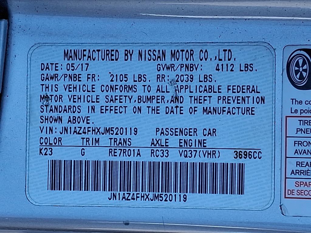 Used 2018 Nissan 370Z Touring Sport image 27