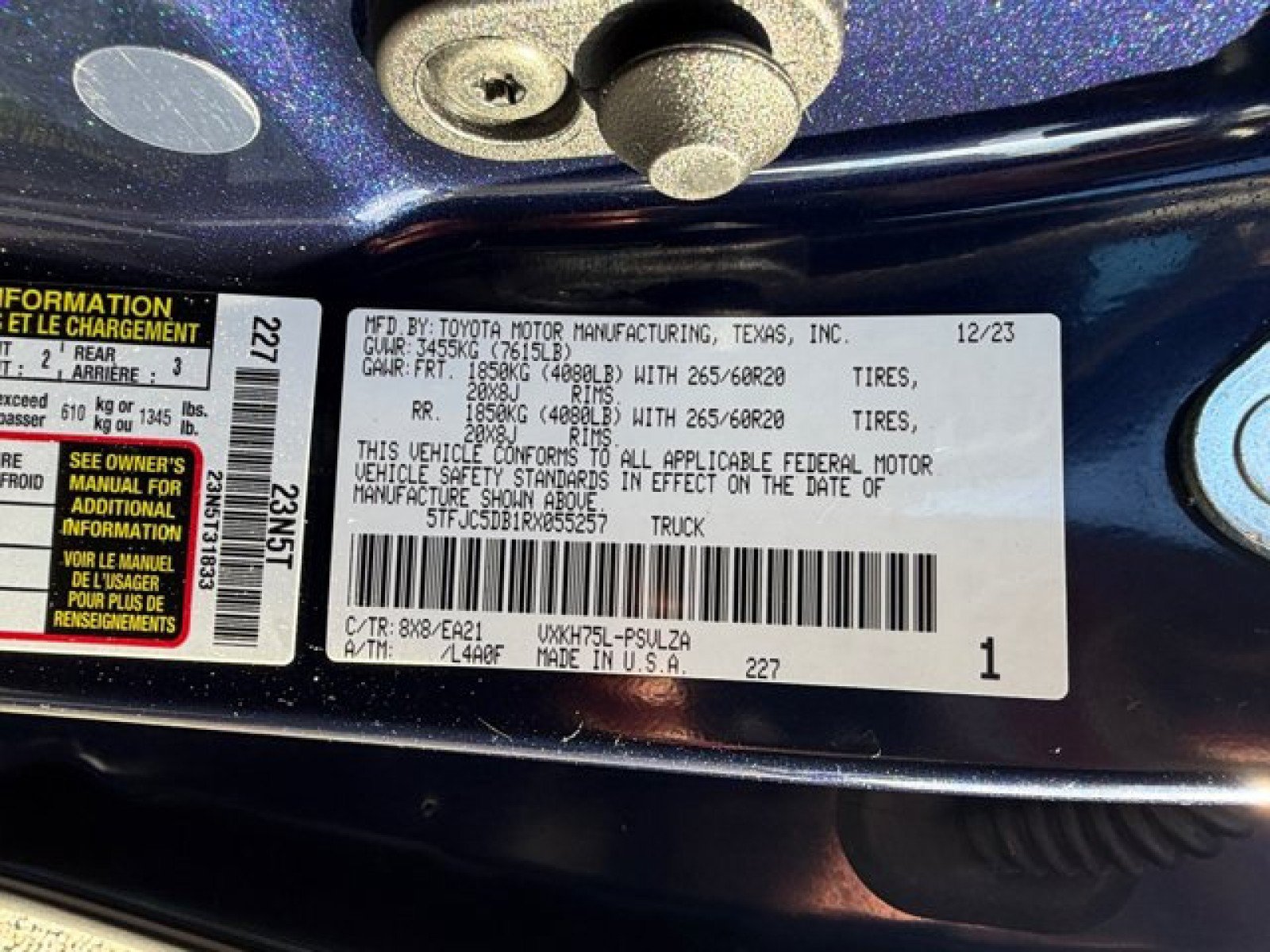 Used 2024 Toyota Tundra Limited AWD/4WD image 22