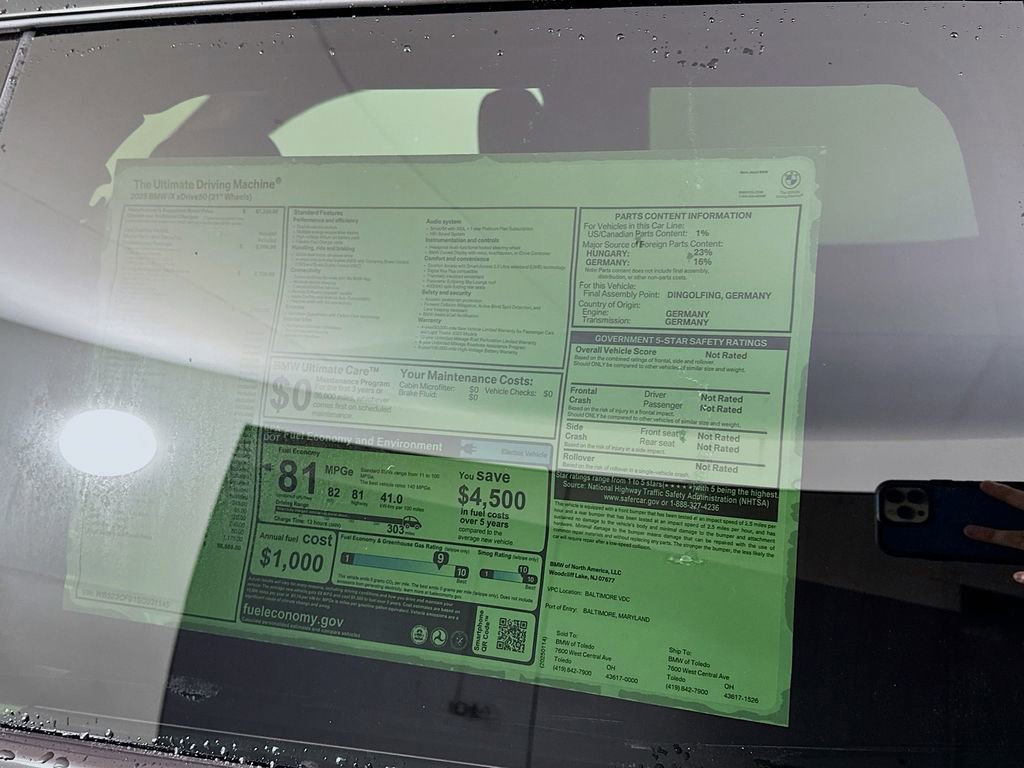 Used 2025 BMW iX xDrive50 image 10