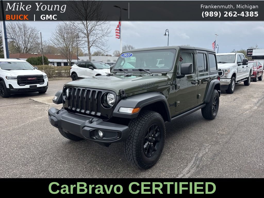 Used 2021 Jeep Wrangler Unlimited Sport AWD/4WD image 1