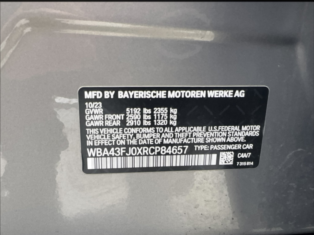 Used 2024 BMW 530i w/ Premium Package RWD image 59