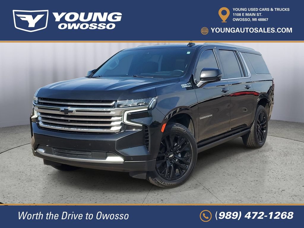 Used 2021 Chevrolet Suburban High Country w/ Premium Package 2 AWD/4WD image 1