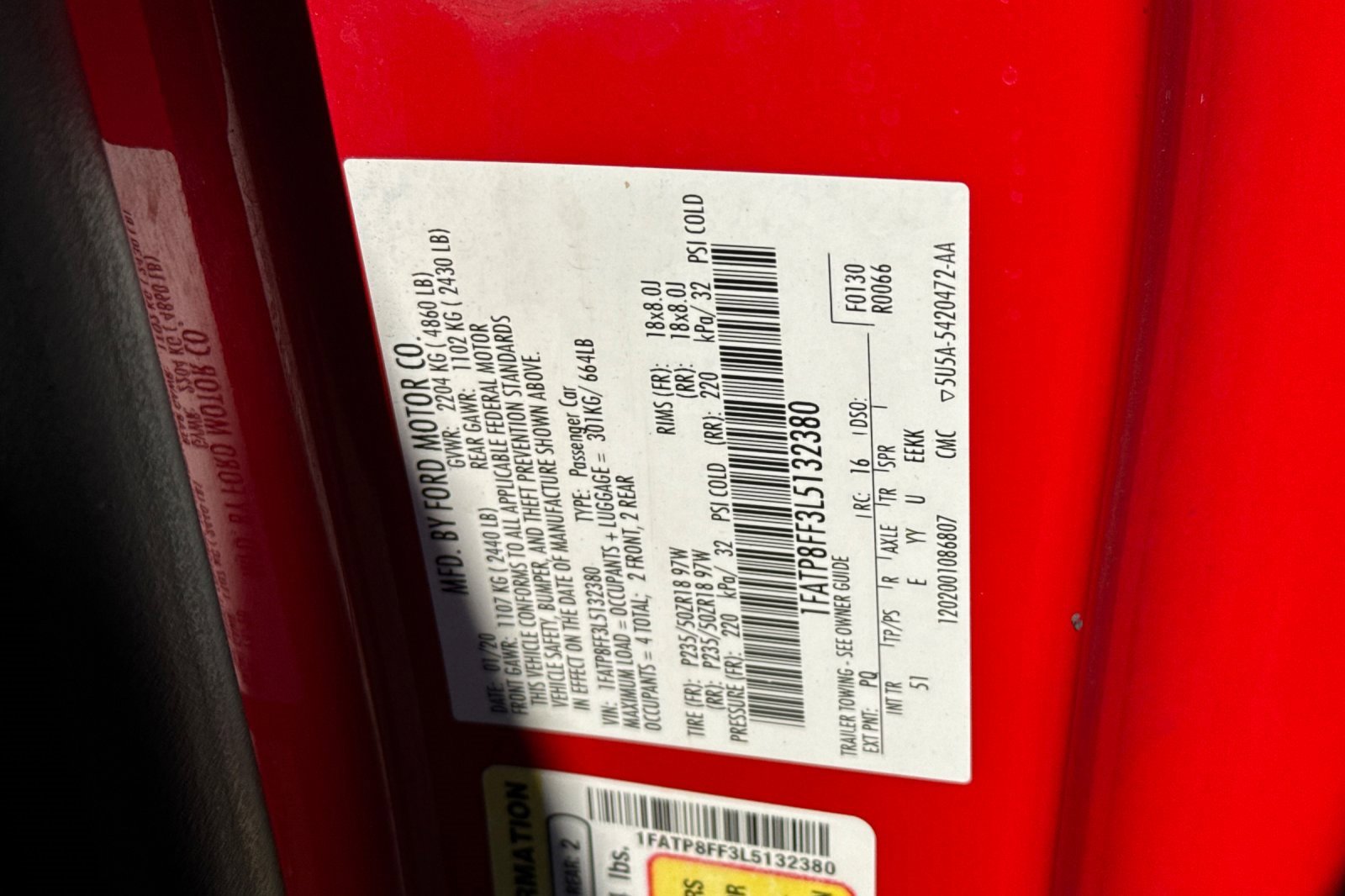 Used 2020 Ford Mustang GT Premium w/ Equipment Group 401A image 31