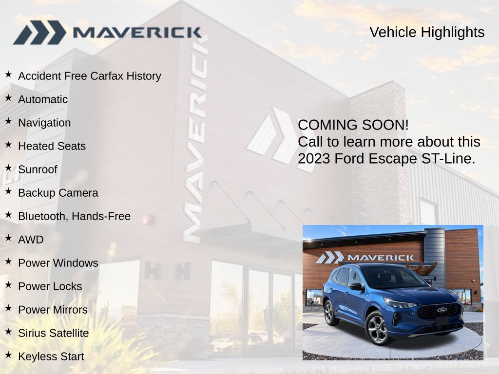 Used 2023 Ford Escape ST-Line w/ Tech Pack #1 AWD/4WD image 3