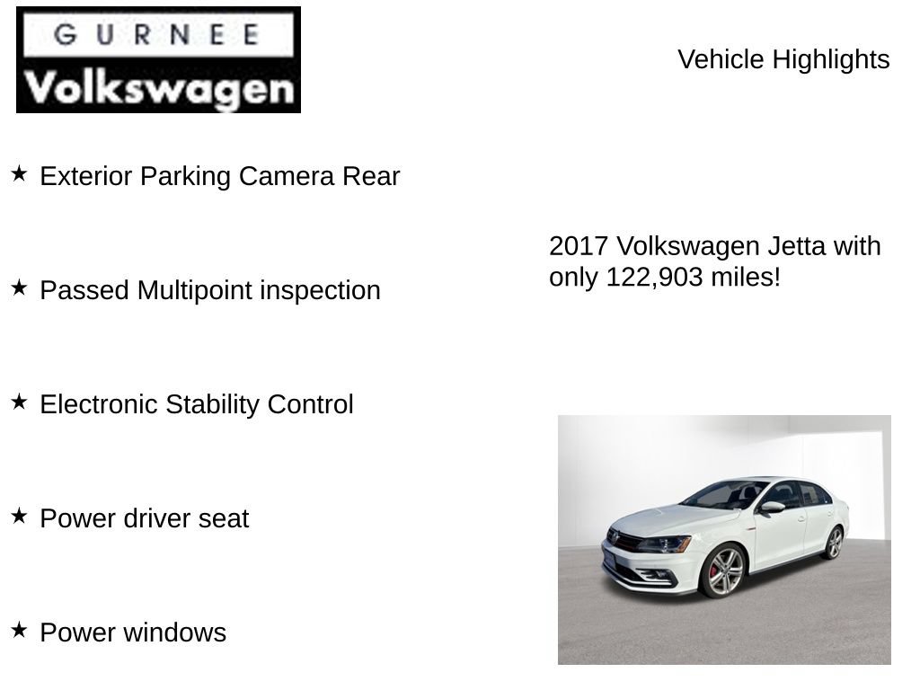 Used 2017 Volkswagen Jetta GLI FWD image 7