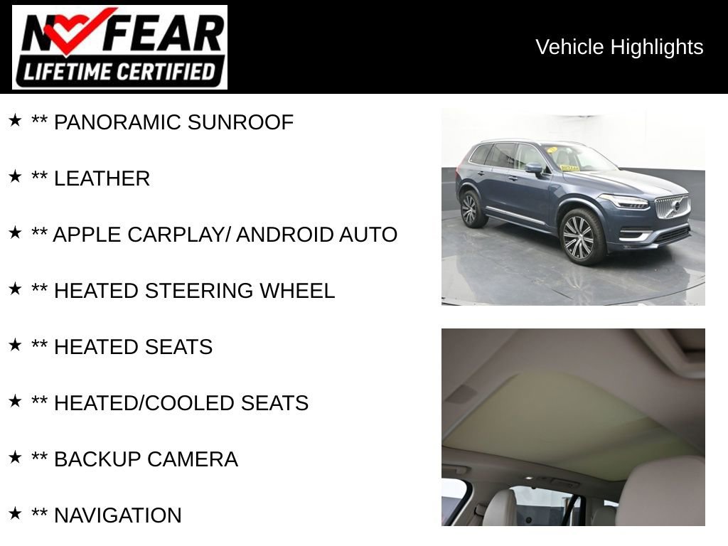 Used 2023 Volvo XC90 B6 Plus AWD/4WD image 2