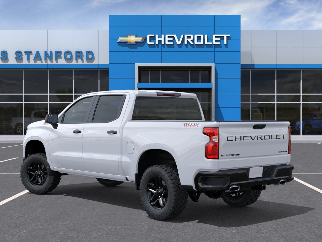 New 2026 Chevrolet Silverado 1500 Custom Trail Boss w/ LPO, Dark Essentials Package AWD/4WD image 3