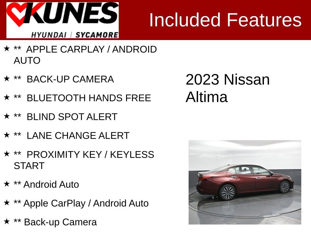 Used 2023 Nissan Altima 2.5 SV image 2