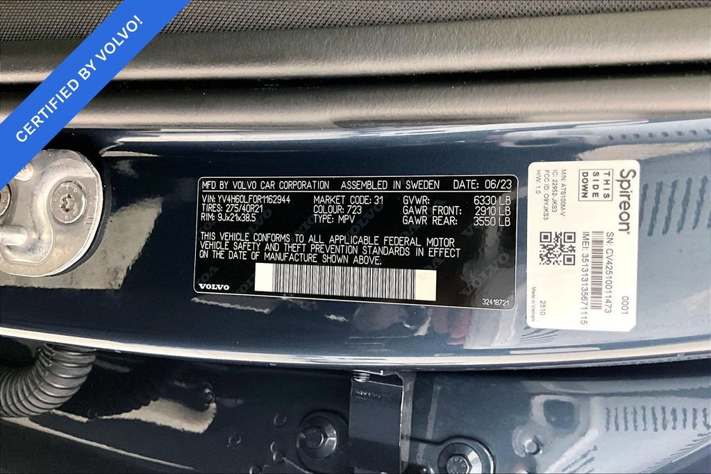 Used 2024 Volvo XC90 T8 Ultimate w/ Protection Package Premier AWD/4WD image 43