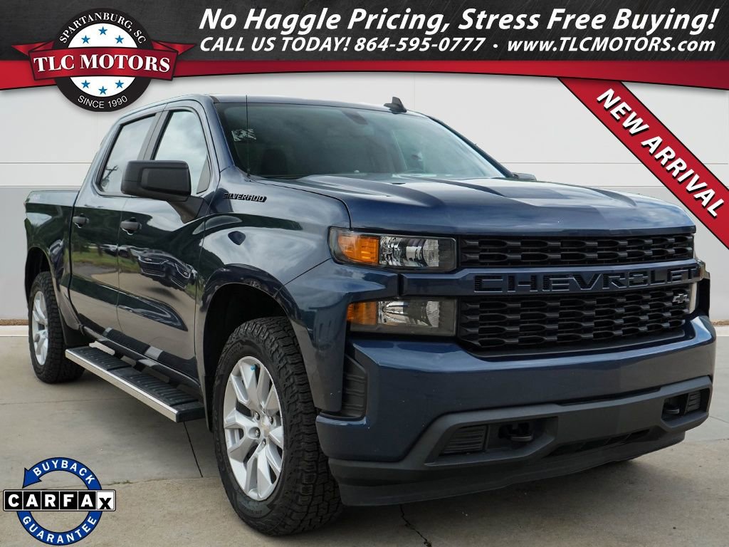 Used 2021 Chevrolet Silverado 1500 Custom w/ LPO, Dark Essentials Package AWD/4WD image 1