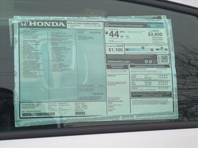 New 2026 Honda Accord Sport image 17