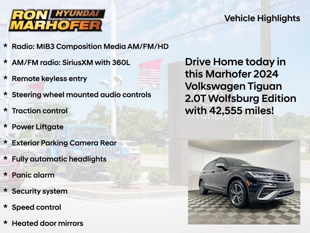 Used 2024 Volkswagen Tiguan Wolfsburg Edition AWD/4WD image 13