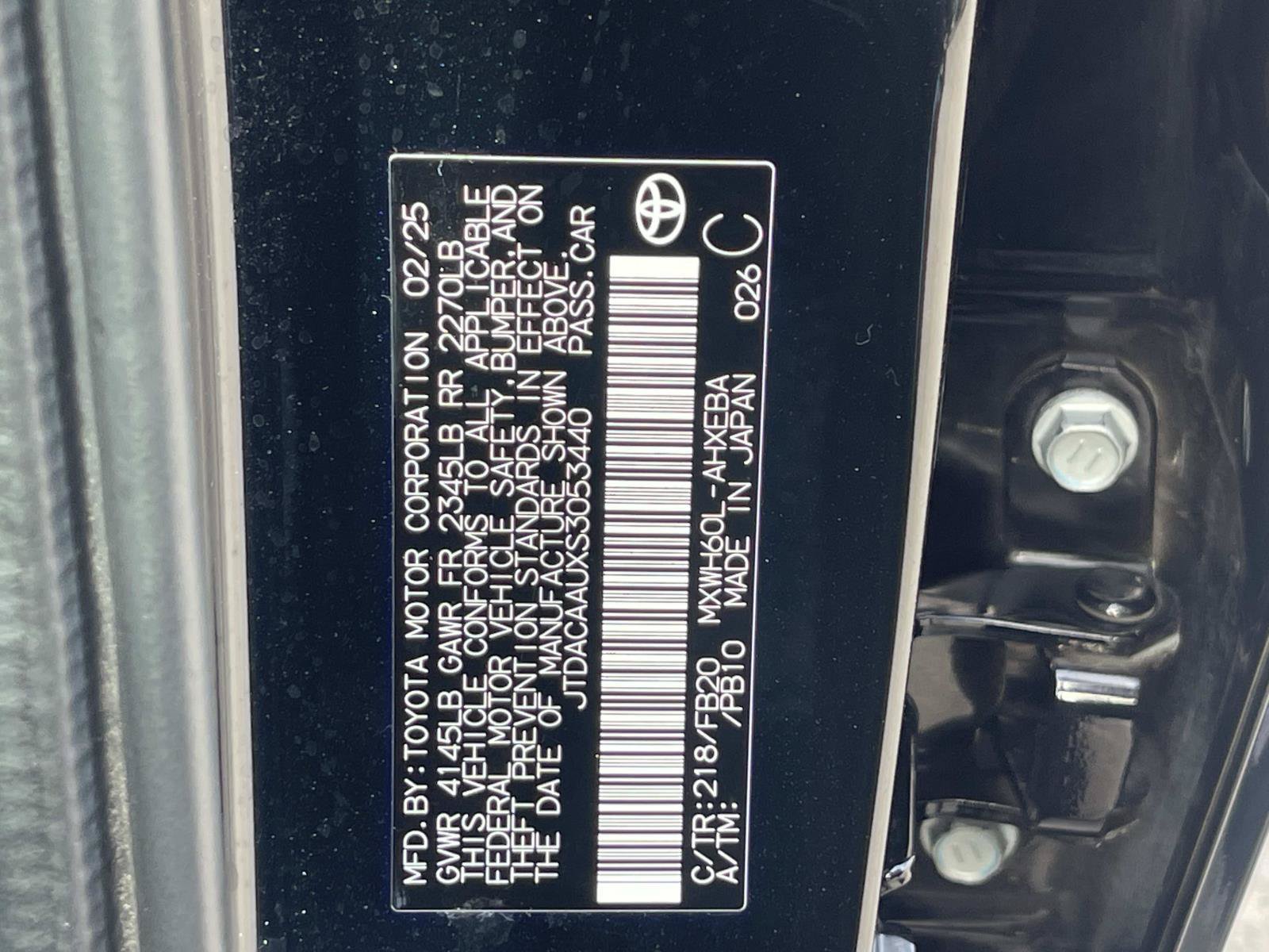 Used 2025 Toyota Prius LE FWD image 15