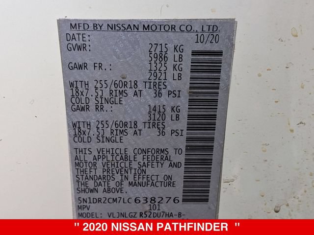 Used 2020 Nissan Pathfinder SL AWD/4WD image 41