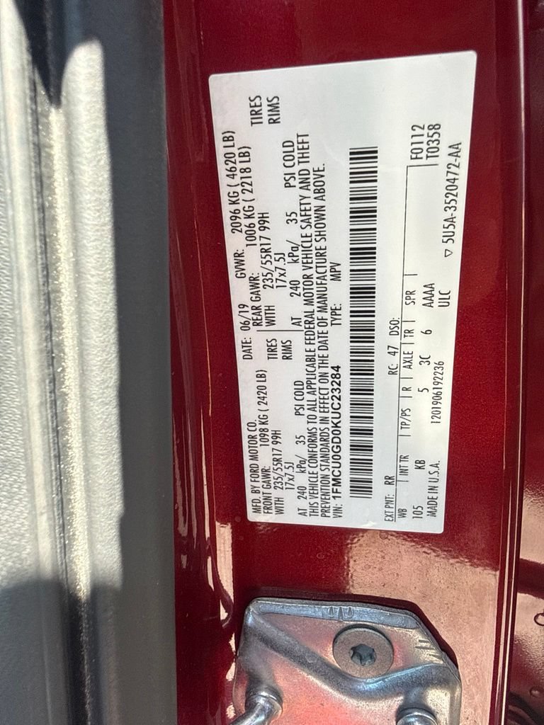 Used 2019 Ford Escape SE FWD image 59