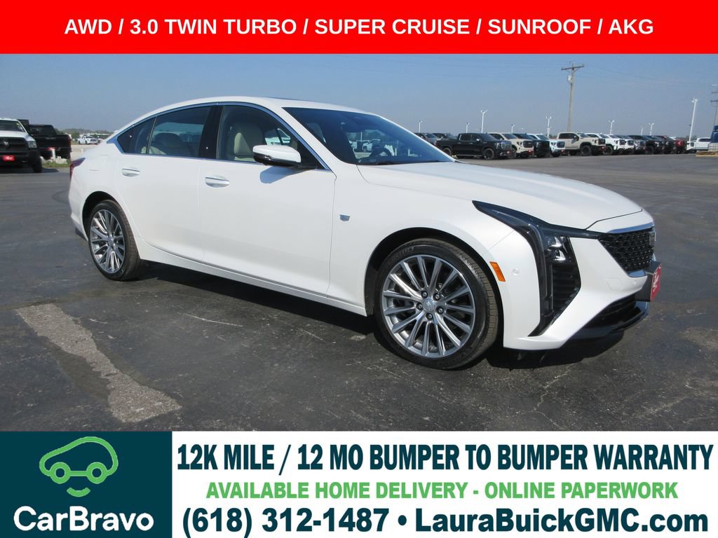 Certified 2025 Cadillac CT5 Premium Luxury w/ Sun And Sound Package