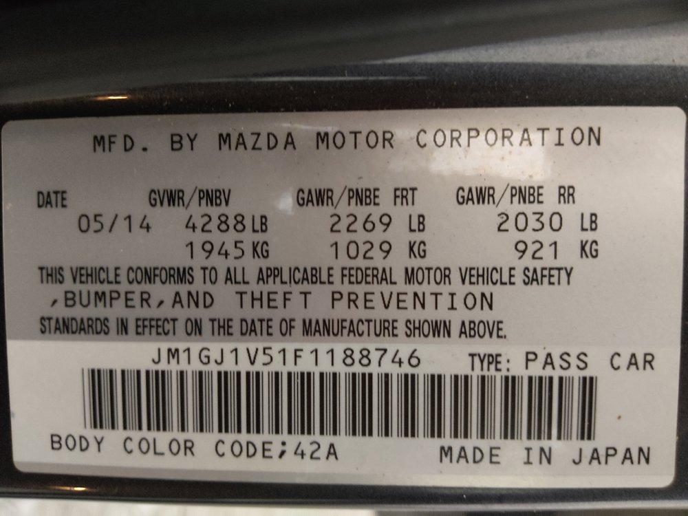 Used 2015 MAZDA MAZDA6 Touring FWD image 33