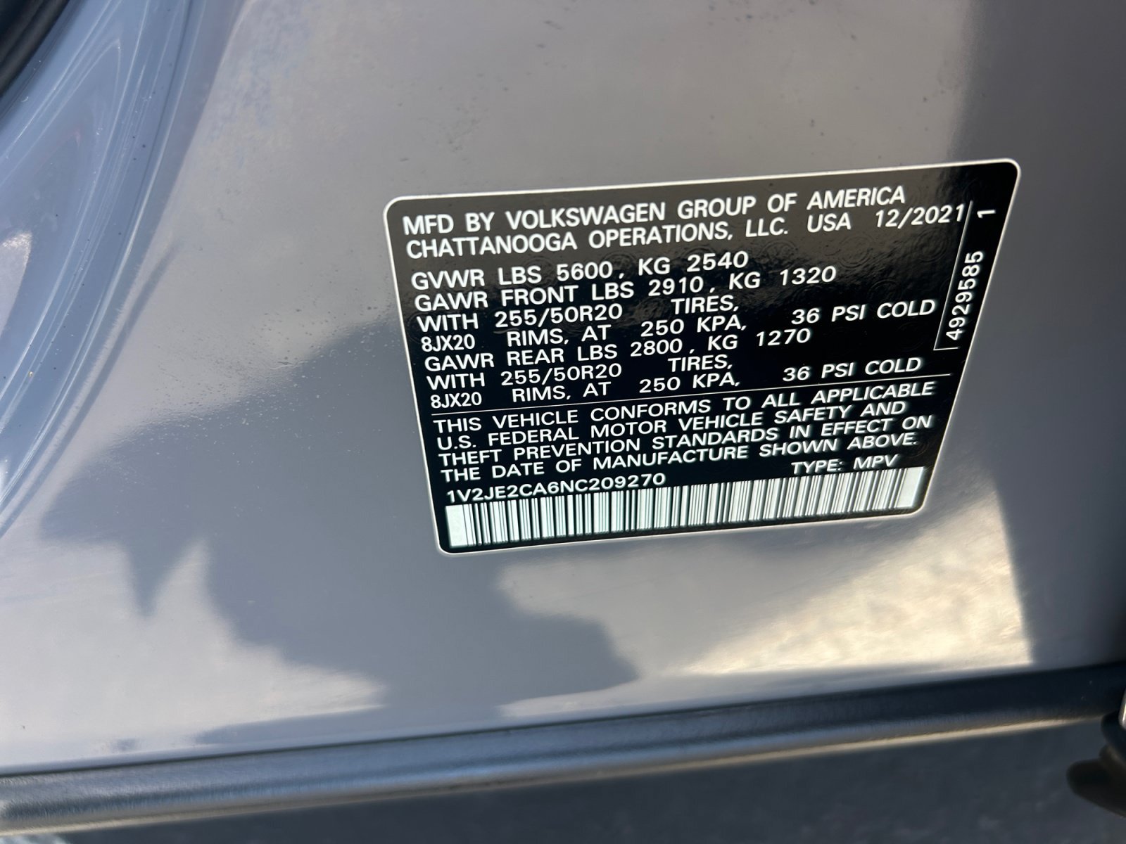 Used 2022 Volkswagen Atlas Cross Sport SE FWD image 24