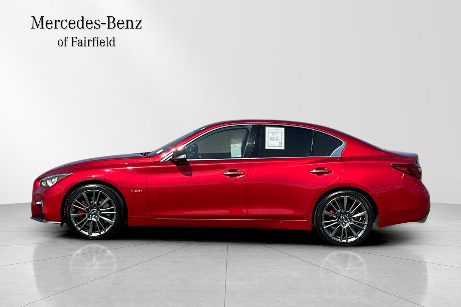 Used 2019 INFINITI Q50 Red Sport 400 w/ Sensory Package RWD image 5