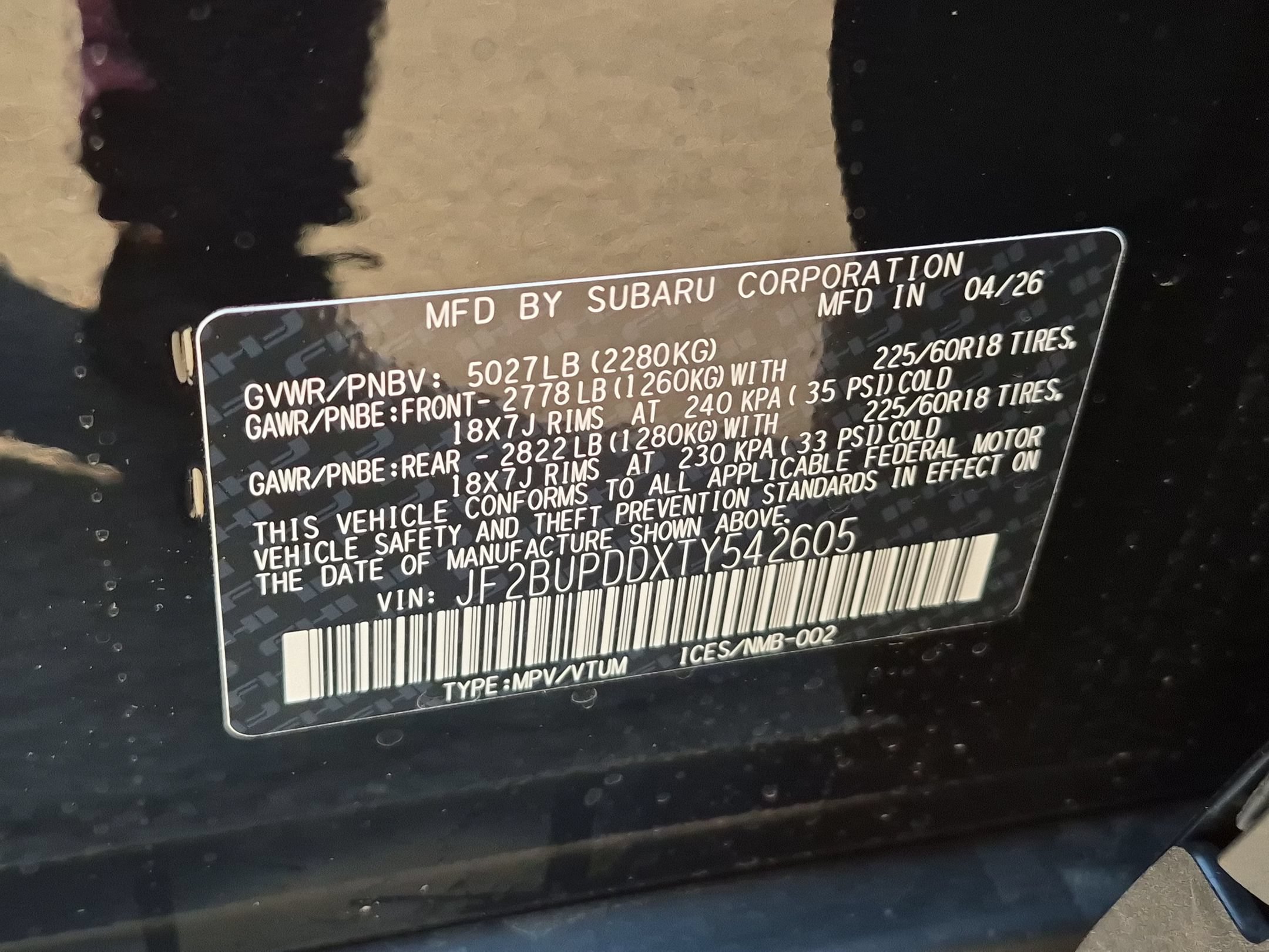 New 2026 Subaru Outback Limited AWD/4WD image 26