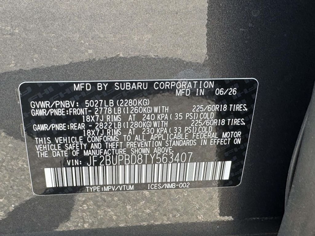 New 2026 Subaru Outback Premium AWD/4WD image 25