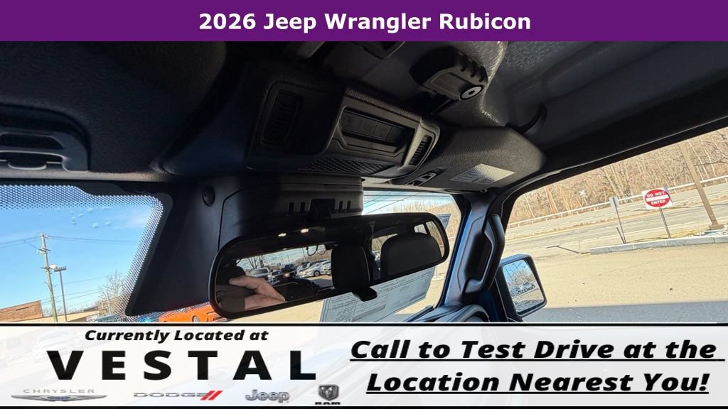 New 2026 Jeep Wrangler Unlimited Rubicon w/ Whitecap Package AWD/4WD image 50
