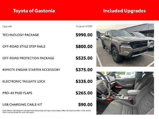 Used 2024 Nissan Frontier PRO-4X w/ Technology Package AWD/4WD image 4