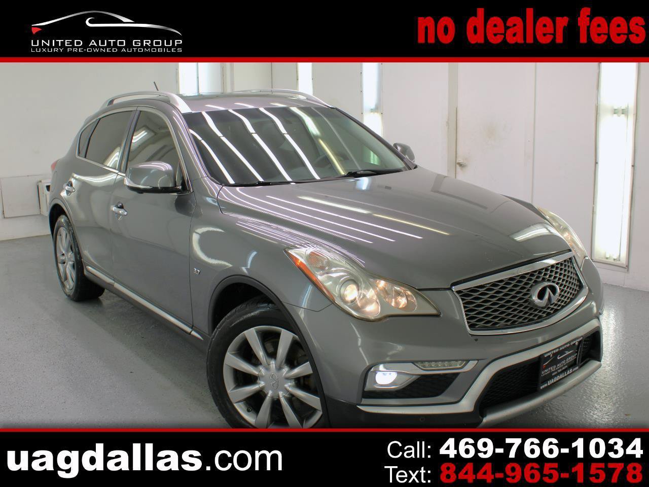 Used 2016 INFINITI QX50 AWD w/ Premium Plus Package